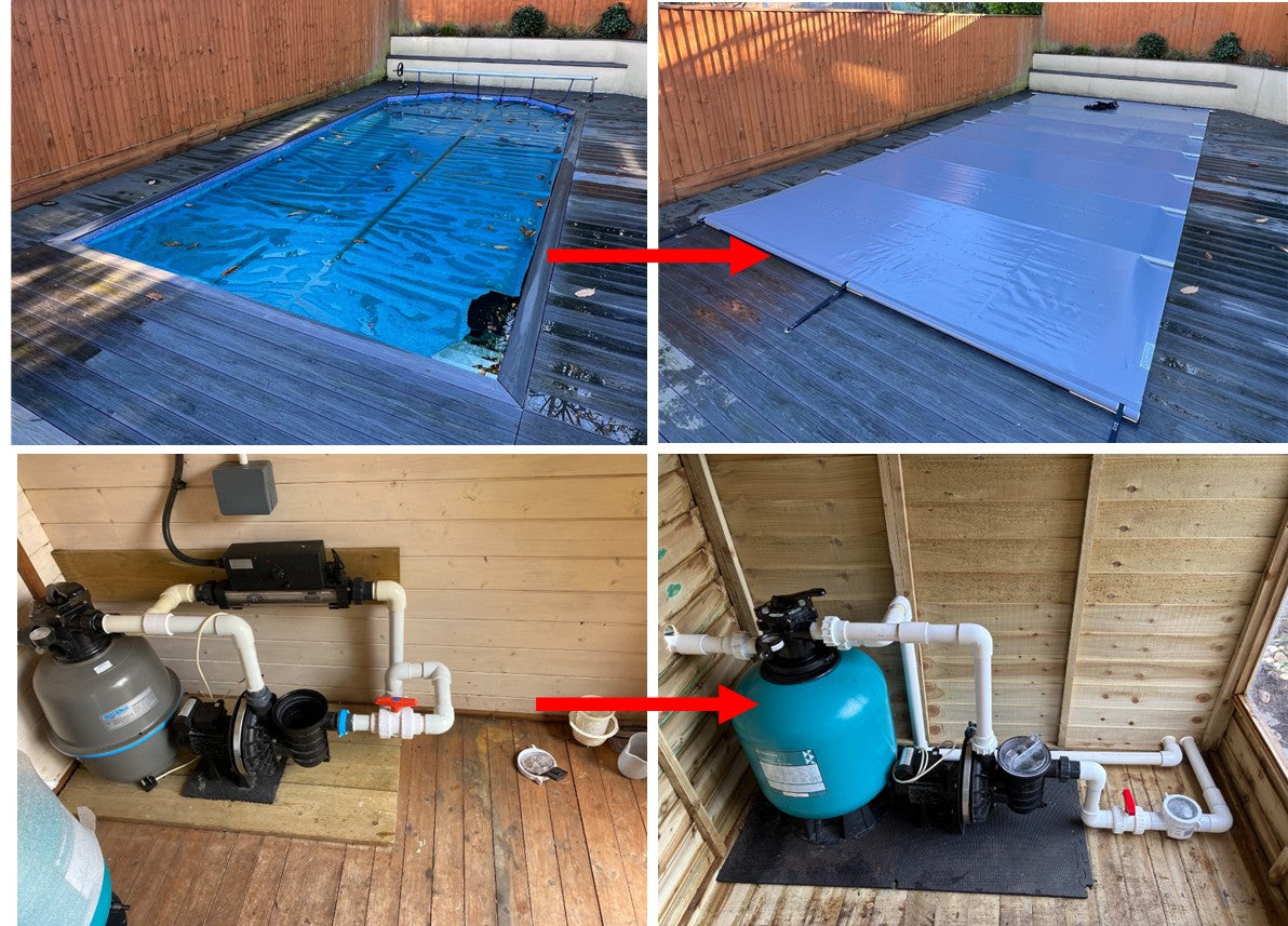 Swimming Pool Plant Room Refurbishment and Walu Safety Cover Installat ...