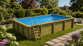 Nazca 6m x 4m Wooden Pool