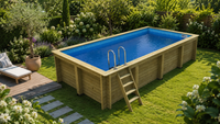 Nazca 6m x 3m Wooden Pool