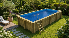 Nazca 6m x 3m Wooden Pool
