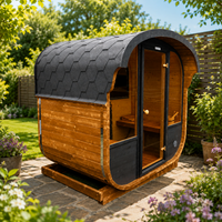 Cube Outdoor Sauna - 1.6m