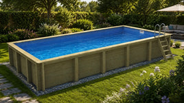 Nazca 8m x 4m Wooden Pool