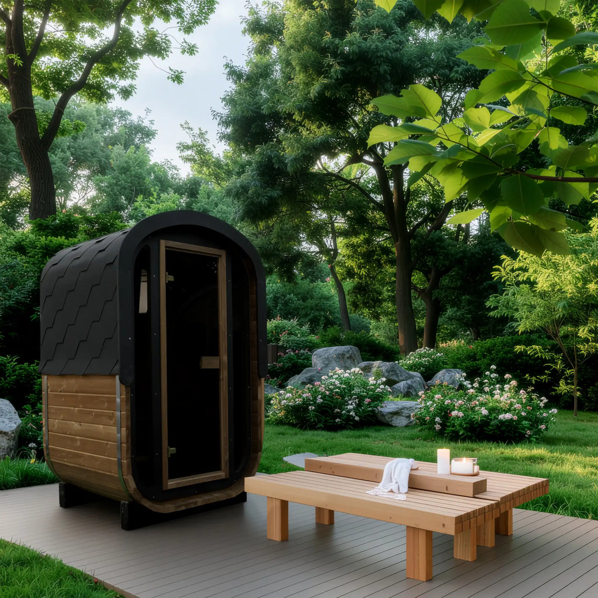Mini 2 Person Sauna - Compact Wellness Solution | Clearway Pools and ...