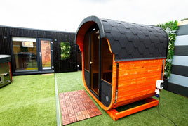 The Cube Outdoor 4 Person Sauna - 2 Metre