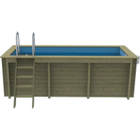 Nazca 4m x 2m Wooden Pool