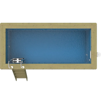 Nazca 4m x 2m Wooden Pool