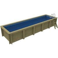 Nazca 8m x 2m Wooden Pool