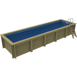 Nazca 8m x 2m Wooden Pool